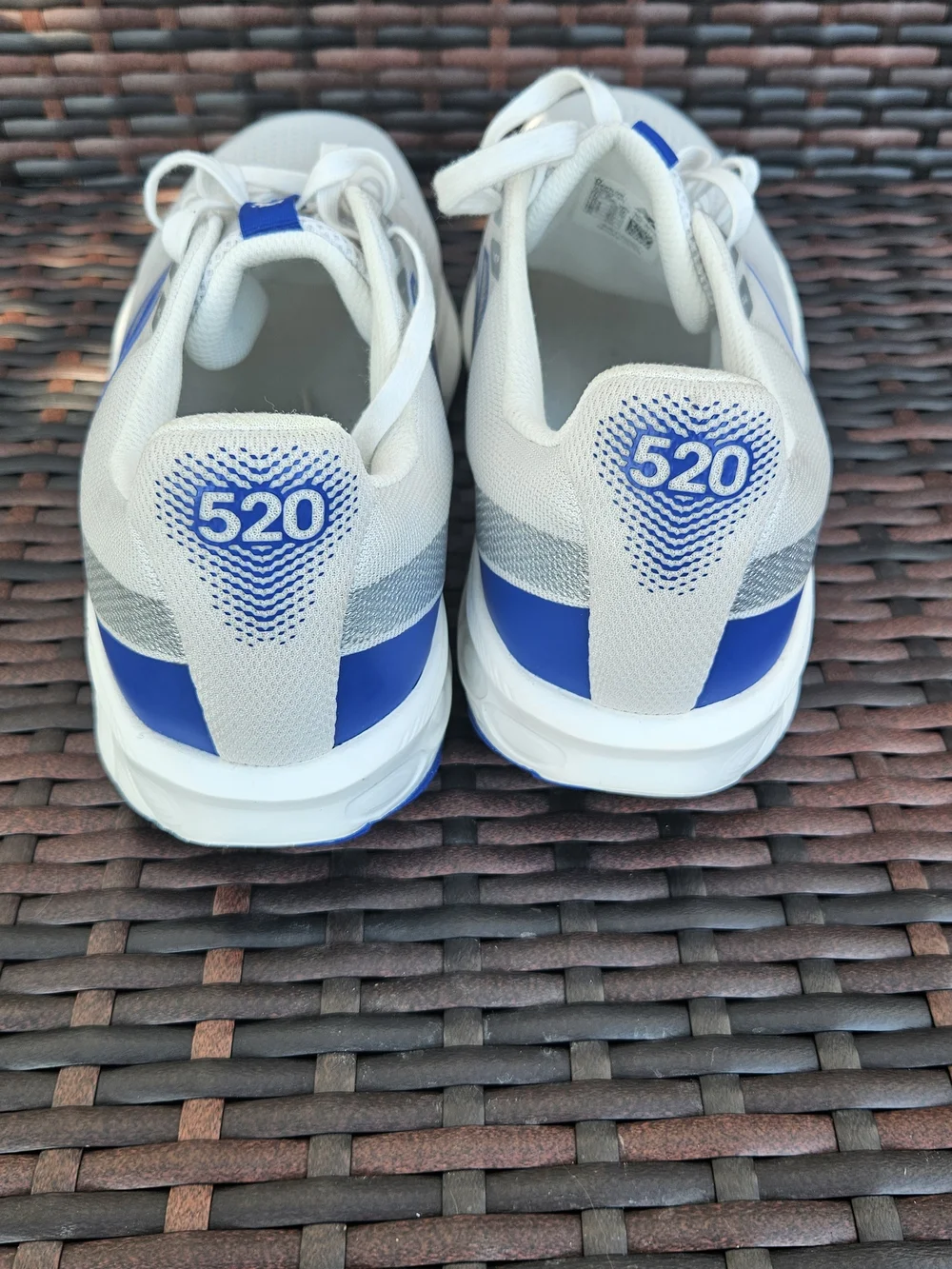 New Balance Fresh Foam 520 Men’s Running Shoes - White with Blue Accents
